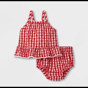 Baby girl 2pc set. Top & bottom